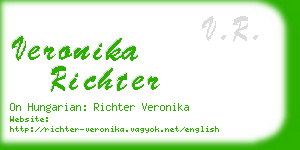 veronika richter business card